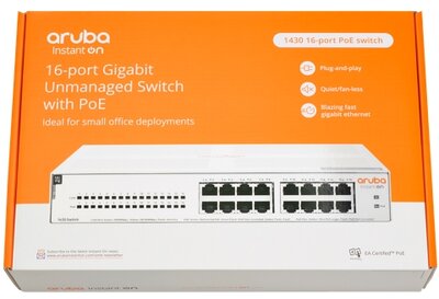 HPE Networking Instant On Switch 16p Gigabit CL4 PoE 124W 1430