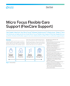 HPE Software Flexible Care Support—Gain greater value from your HPE software solutions and IT infrastructure data sheet (English)