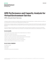 HPE Performance and Capacity Analysis for Virtual Environment Service data sheet (English)