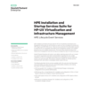 HPE Installation and Startup Services Suite for HP-UX Virtualization and Infrastructure Management (English)