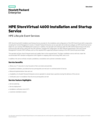 HPE StoreVirtual 4600 Installation and Startup Service (English)