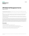 HPE Global Call Management Service data sheet (English)