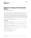 HPE Recovery Manager Central Integration Service data sheet, US English (A4) (English)