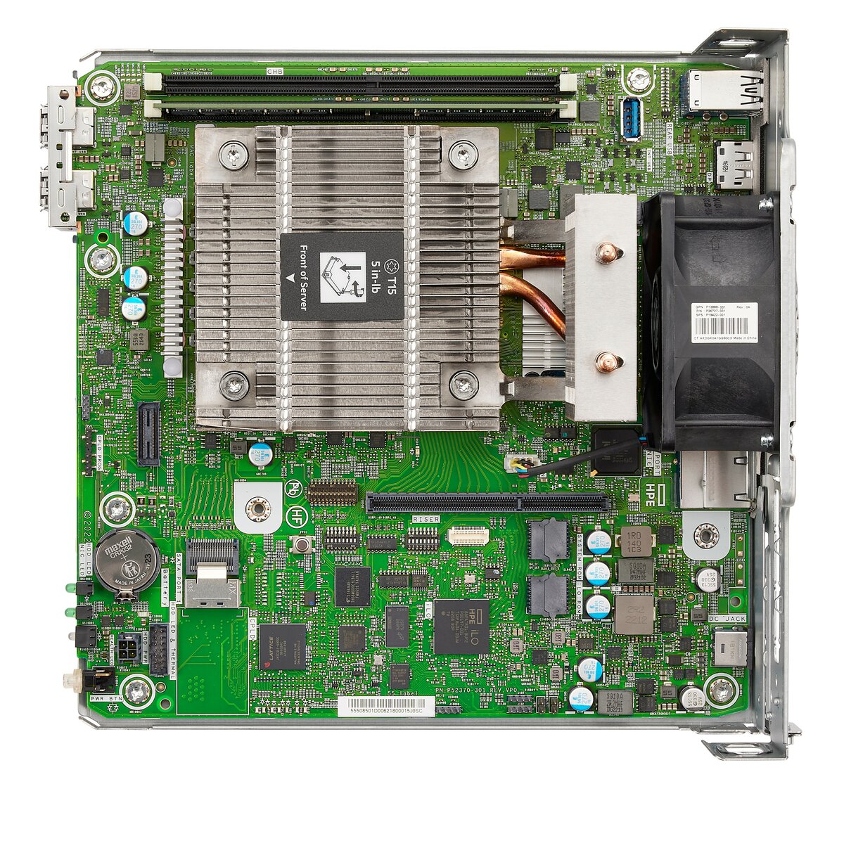 folie 5 von 7, vergrößern, hpe proliant microserver gen10 plus v2 e-2314 4-core 16gb-u vroc 4lff-nhp 180w external ps server