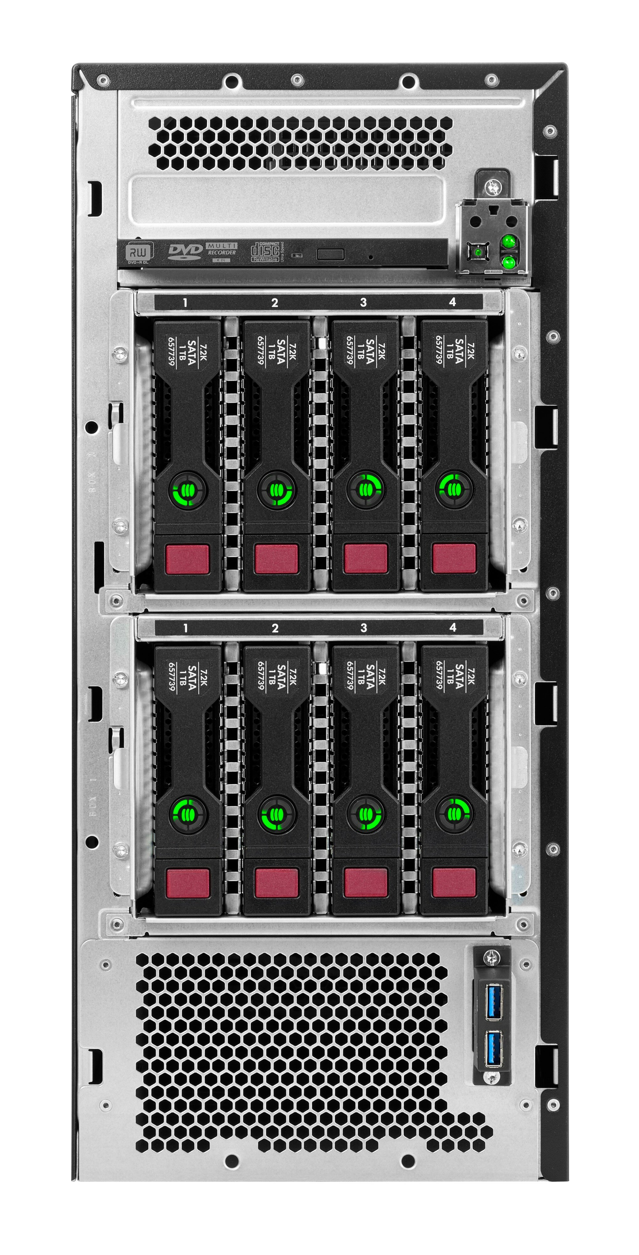 HPE ProLiant ML110 Gen9 Base - tower - Xeon E5-2620V4 2.1 GHz - 8 GB - no  HDD