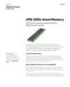 HPE DDR4 SmartMemory data sheet (English)
