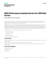 HPE Performance Analysis Service for HPE Disk Arrays (English)