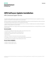 HPE Software Update Installation (English)