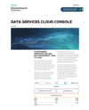 Data Services Cloud Console data sheet (English)