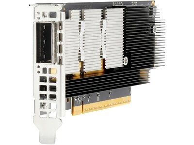 HPE InfiniBand NDR200 OSFP PCIe5 x16 MCX75310AAS-HEAT Adapter mit einem Anschluss