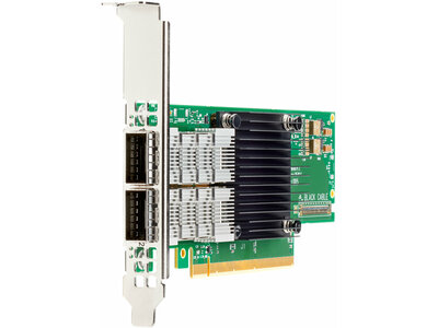 HPE InfiniBand HDR/Ethernet 200 Gb QSFP56 PCIe4 x16 MCX653106A-HDAT Adapter mit 2 Anschlüssen