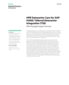 HPE Datacenter Care for SAP HANA Tailored Datacenter Integration (TDI) (English)