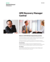 HPE Recovery Manager Central (RMC) data sheet (English)
