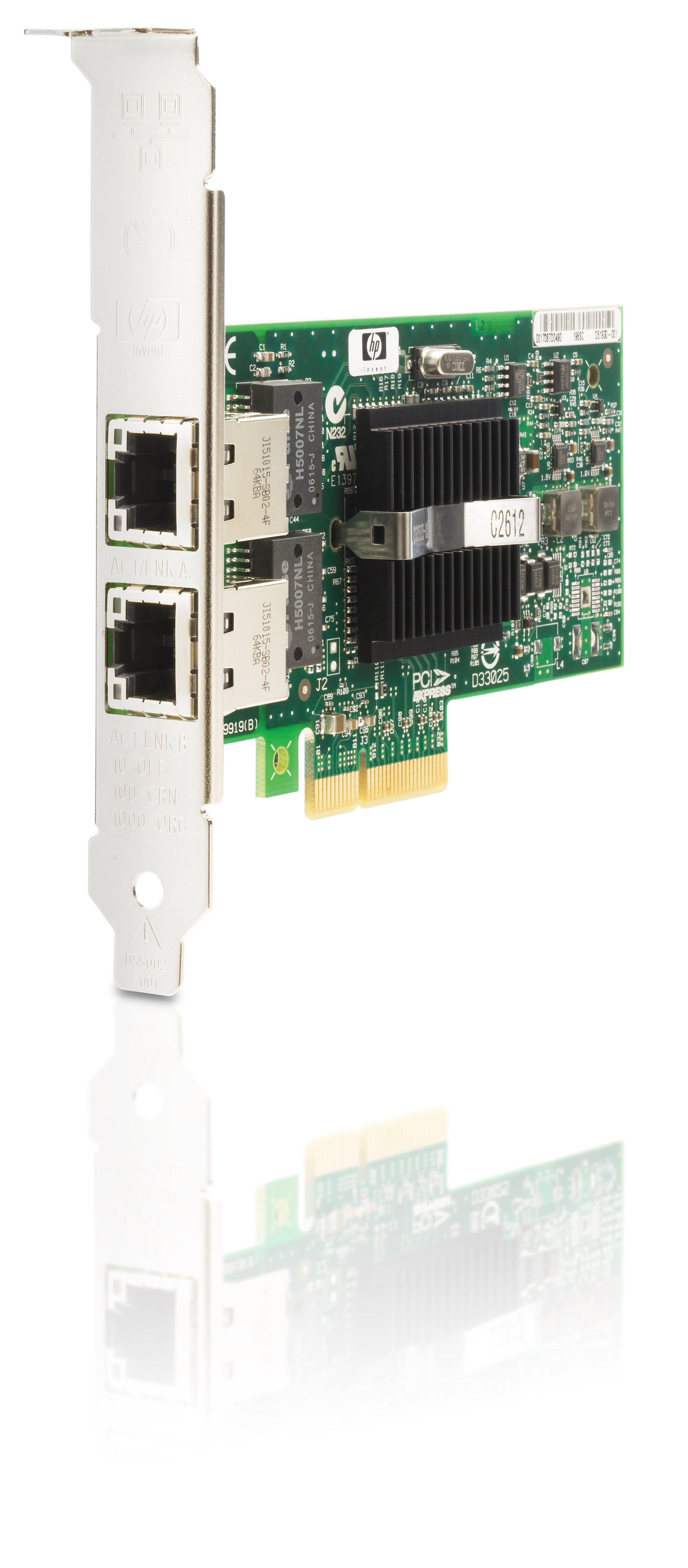 HP 412648-B21 NC360T PCI-E Dual Port Gigabit Server Adapter