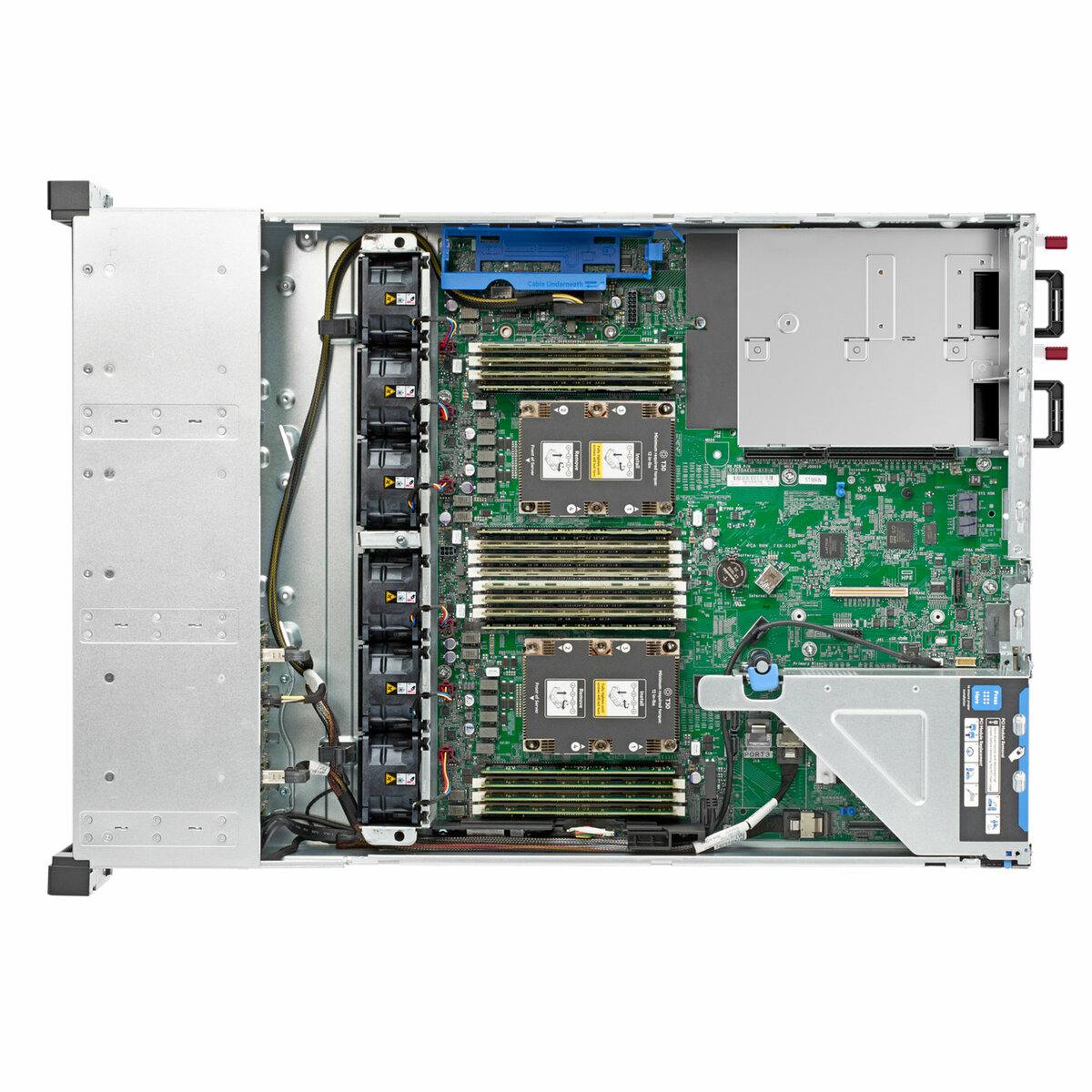 slide 7 of 8, show larger image, hpe proliant dl180 gen10 4208 2.1ghz 8-core 1p 16gb-r p816i-a 12lff 500w ps server