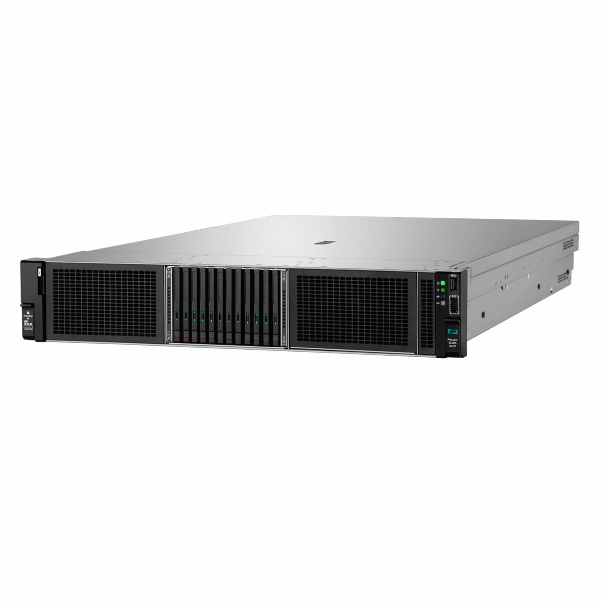 slide 7 of 10, show larger image, hpe proliant dl380 gen11 4410y 2.0ghz 12-core 1p 32gb-r nc 12lff 1000w ps server