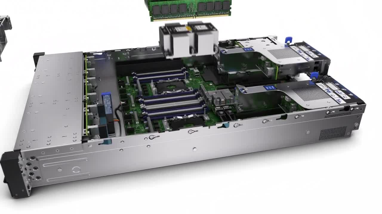 thumbnail video image 2 of HPE ProLiant DL380 Gen9 Base - Xeon E5-2620V3 2.4 GHz - 16 GB - 0 GB, 2 of 7