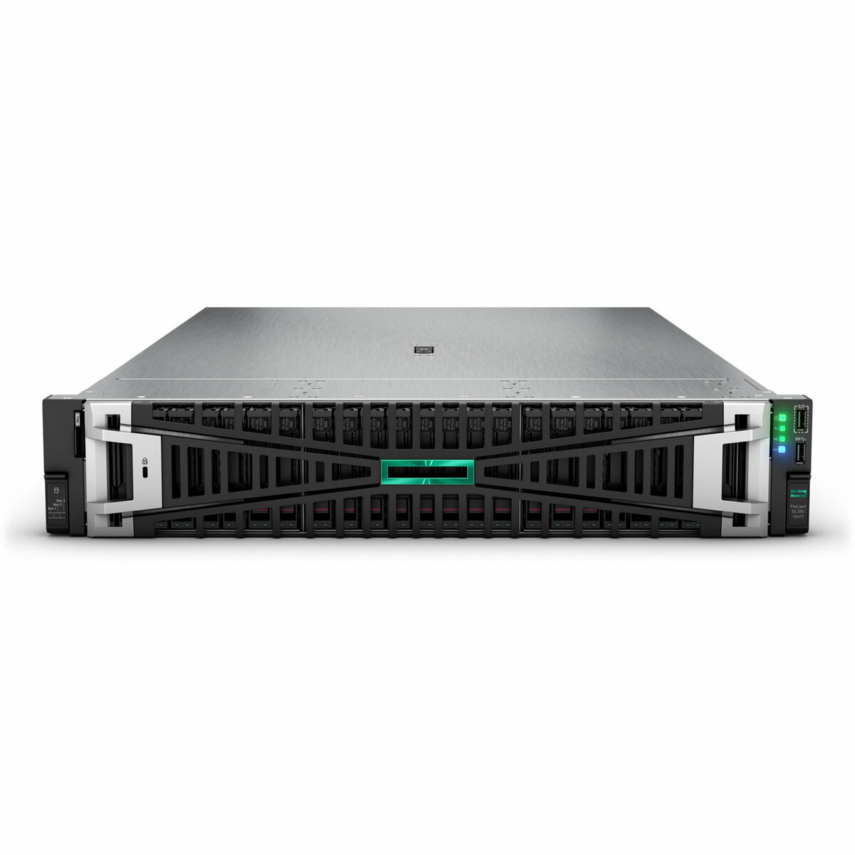 slide 9 of 10, show larger image, hpe proliant dl380 gen11 4410y 2.0ghz 12-core 1p 32gb-r nc 12lff 1000w ps server