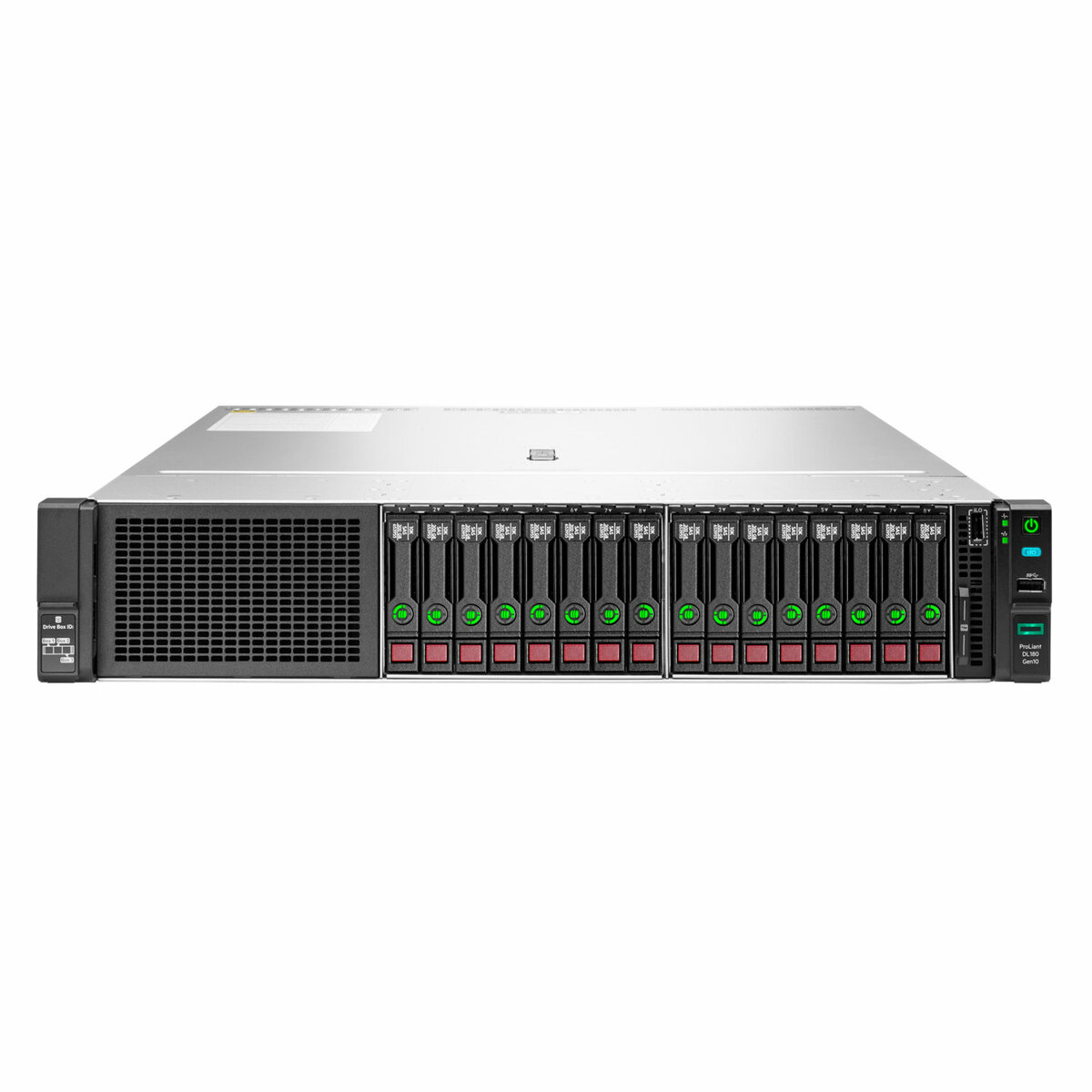 slide 8 of 8, show larger image, hpe proliant dl180 gen10 4208 2.1ghz 8-core 1p 16gb-r p816i-a 12lff 500w ps server