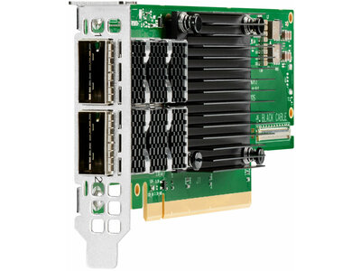 HPE InfiniBand HDR100/Ethernet 100 Gb QSFP56 PCIe3 x16 MCX653106A-ECAT Adapter mit 2 Anschlüssen