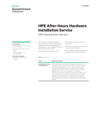 HPE After-Hours Hardware Installation Service (English)
