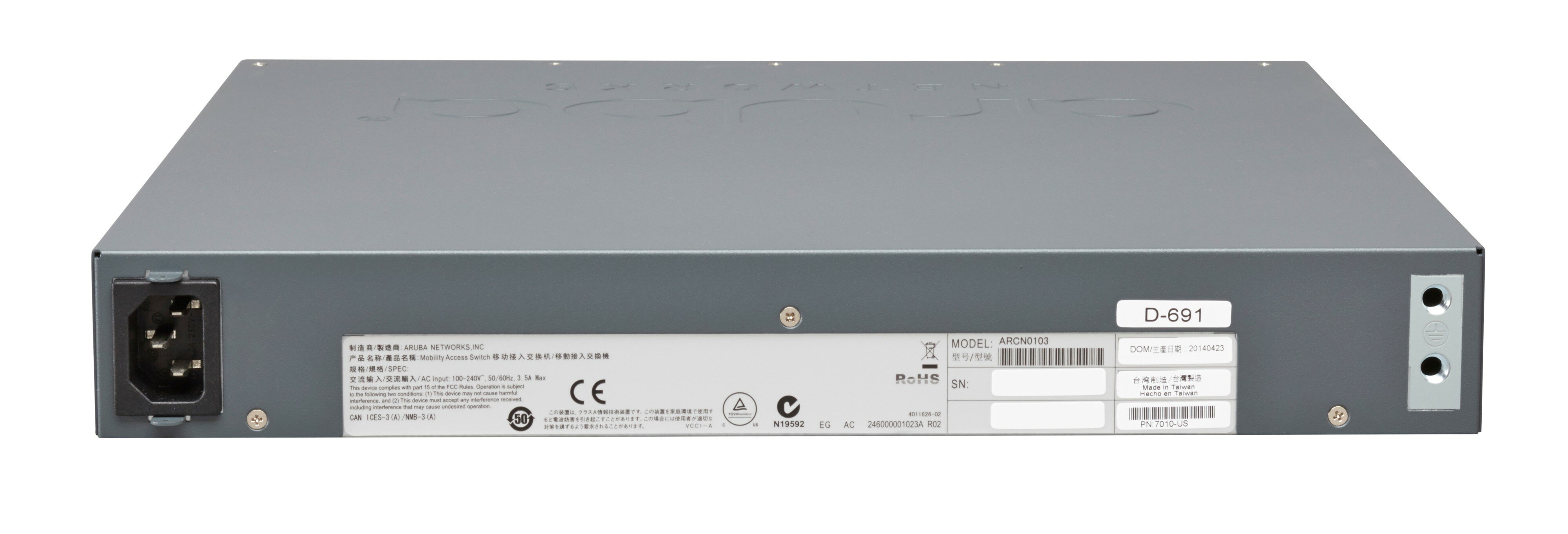 HPE Aruba 7010 (US) Controller - network management device
