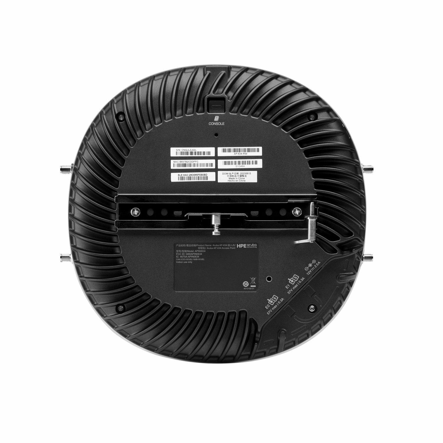HPE Aruba AP-634 (RW) - Campus - wireless access point - Wi-Fi 6E ...