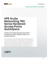 HPE Aruba Networking 760 Series Hardened Access Points QuickSpecs (English)