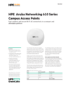 HPE Aruba Networking 610 Series Campus Access Points (English)