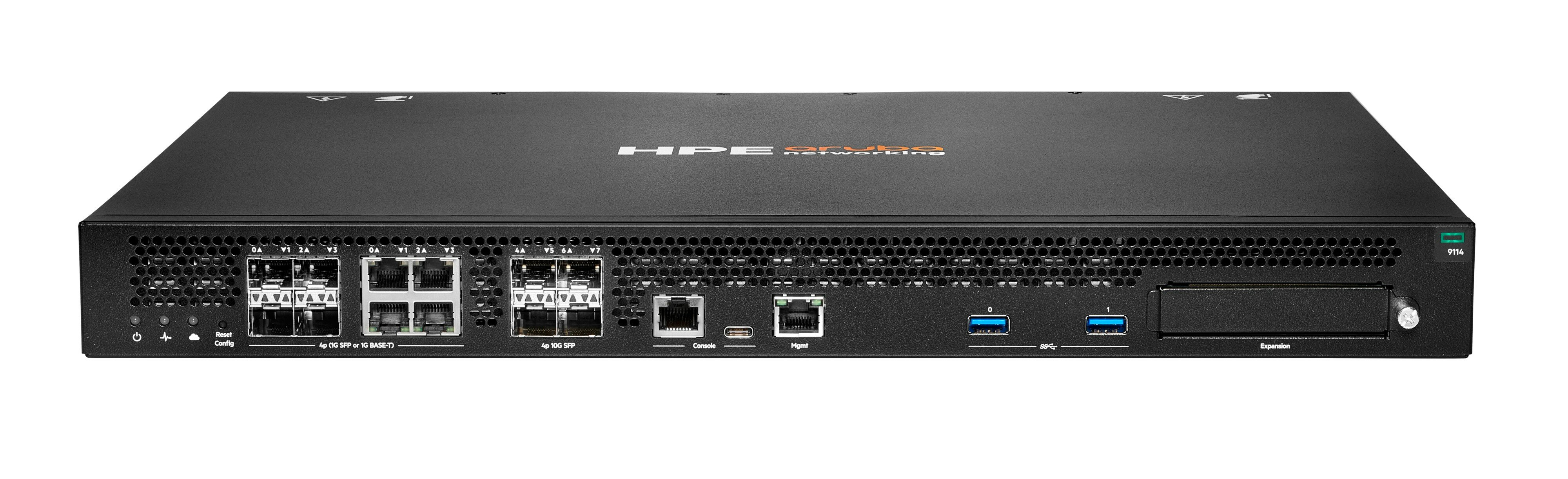 HPE 9114 Router - 4 Ports - 4 RJ-45 Port(s) - Management Port - 8 SFP+ ...