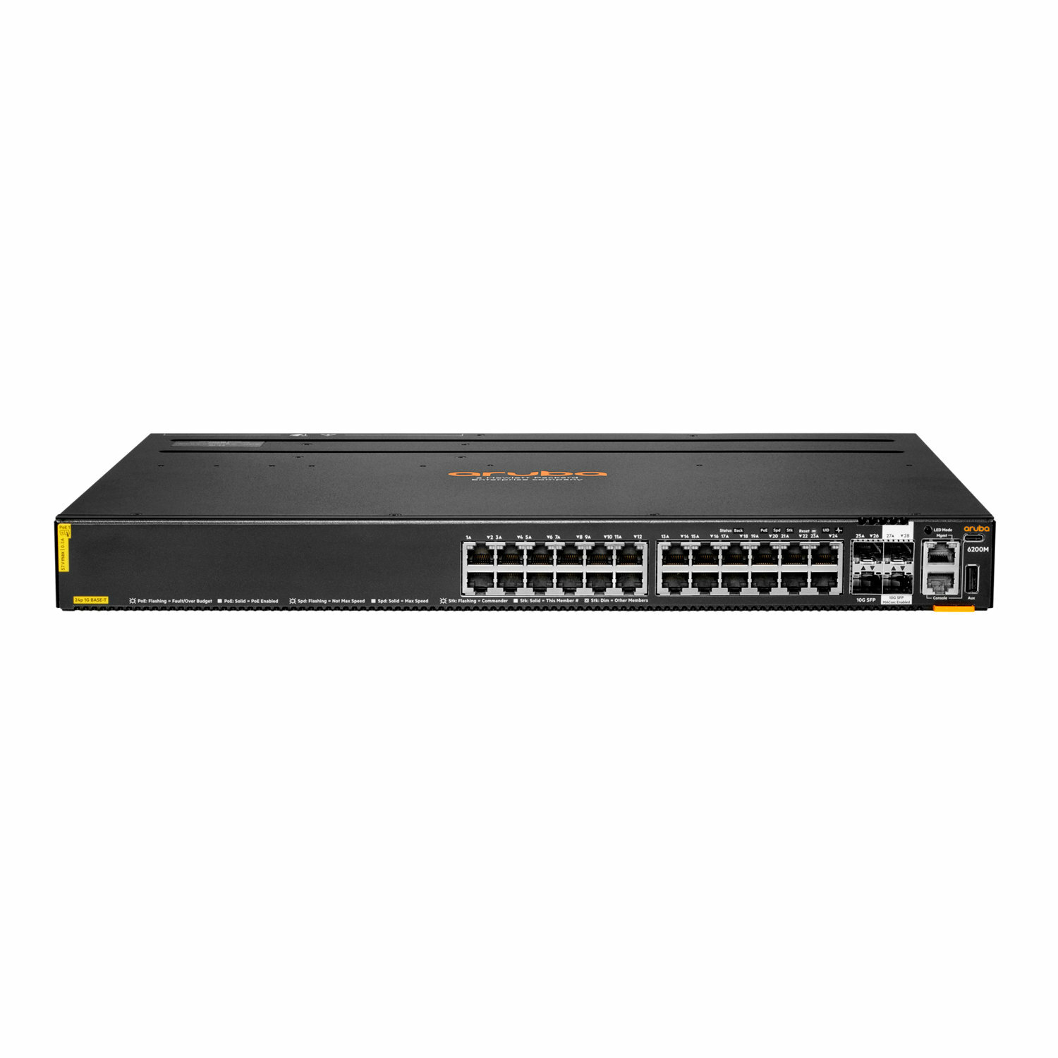 HPE Aruba 6200M 24G Class4 PoE 4SFP+ - Switch - L3 - Managed - 24 x 10 ...