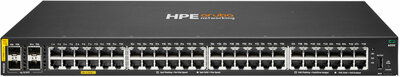HPE Aruba Networking CX 6000 48p 10M/100M/1G Class4 PoE 4p SFP 1G 370W Switch