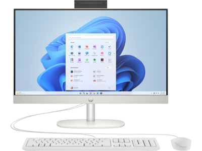 HP 23.8 in. Touch Screen All-in-One Desktop with AMD Athlon Silver