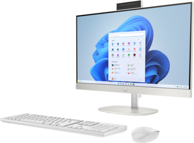 HP 23.8 inch All-in-One Desktop PC, FHD Display, AMD Ryzen 7 7730U
