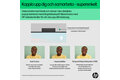 HP 24 inch All-in-One Desktop PC (Intel) - Jet Black - Connectivity - Swedish