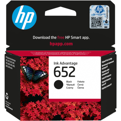 HP 652 Black Original Ink Advantage Cartridge