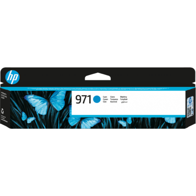 HP 971 Cyan Original Ink Cartridge