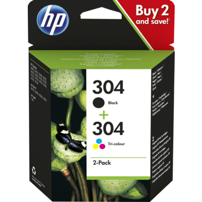 Cartucce stampante, carta e consumabili - HP HP 304 Combo Pack cartucce  originali nero e colore