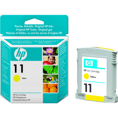 HP 11 Žlutá originální inkoustová kazeta