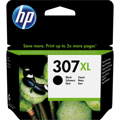 Černá originální inkoustová kazeta HP 307XL s extravysokou výtěžností
