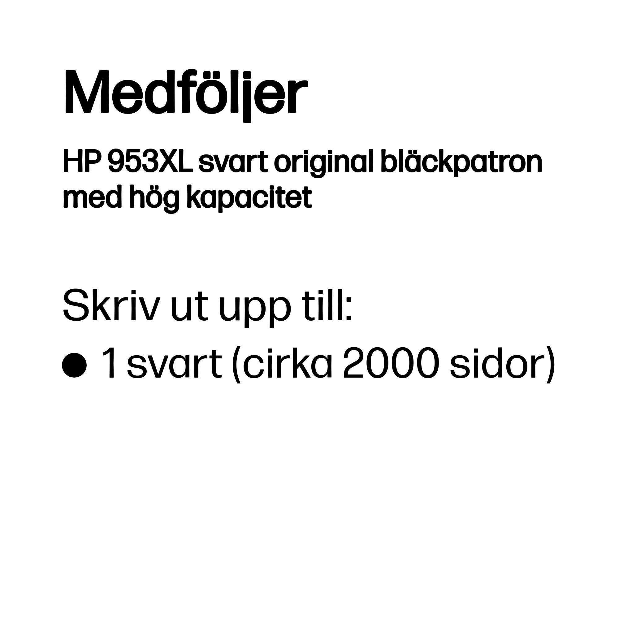 HP 953XL High Yield Black Original Ink Cartridge L0S70AE - Swedish (Sweden) - In the Box