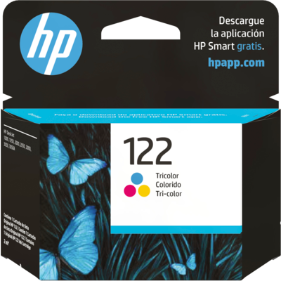 Cartucho original de tinta tricolor HP 122