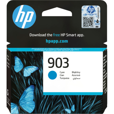 HP 903 Cyan - Cartouche d'encre HP d'origine (T6L87AE) prix Maroc
