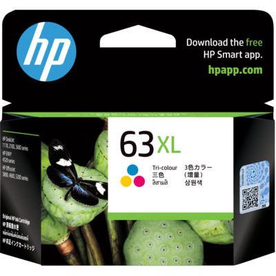 HP 63XL High Yield Tri-color Original Ink Cartridge