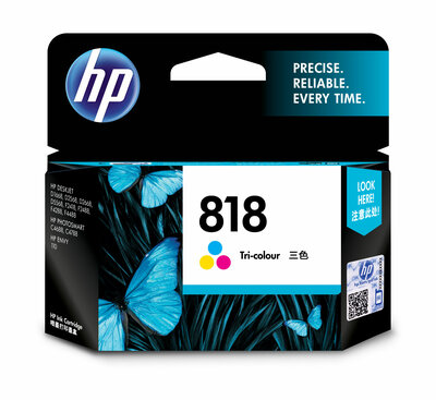 HP 818 Tri-color Original Ink Cartridge