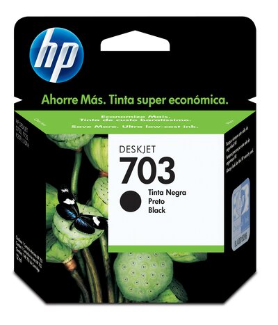 Cartucho original de tinta negra HP 703 Advantage