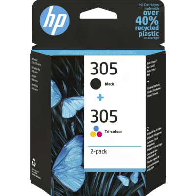 HP 305 2-csomag hromszn / fekete eredeti tintapatron