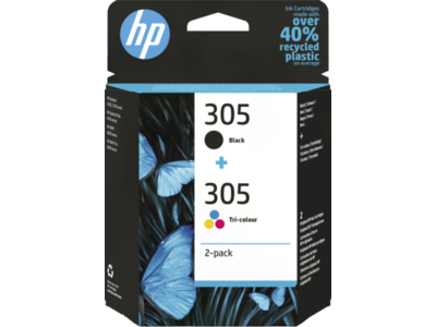 HP 304 - Cartouche d'encre couleur et 2x noir (pack de 3) + crédit Instant  Ink