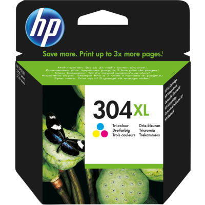 HP 304XL Tri-color Original Ink Cartridge