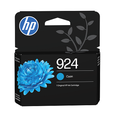 HP 924 original blækpatron, cyan